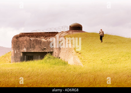 Fort Schoenenbourg Bunkeranlage an der Maginot-Linie Ouvrage Schoenenbourg Elsass Frankreich Mai 2006 Stockfoto