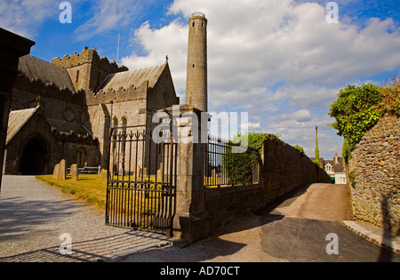 St. Canice 13. Jahrhundert Kathedrale, Kilkenny Stadt, Grafschaft Kilkenny, Irland Stockfoto