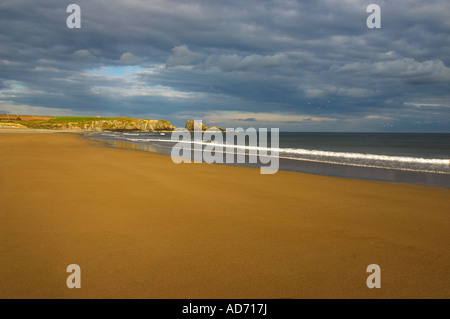 Blue Flag Beach, Bunmahon Strang in der Copper Coast Geopark, Grafschaft Waterford, Irland Stockfoto