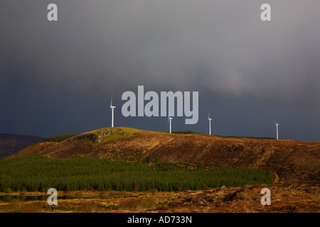 Lenanavea Wind Farm Castlebar County Mayo Irland Stockfoto