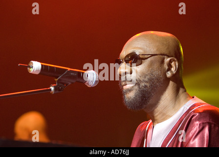 Isaac Hayes live am Opernhaus Stockfoto