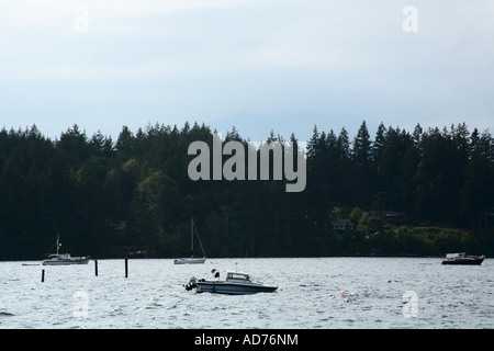 Festgemachten Boote Stockfoto