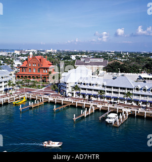Die Docks in Key West Florida USA Stockfoto