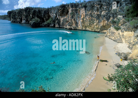 Karibisches Anguilla kleine Bucht British West Indies Stockfoto