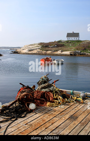 Peggys Cove, ein Fischerdorf in Nova Scotia, Kanada, Nordamerika.   Foto: Willy Matheisl Stockfoto