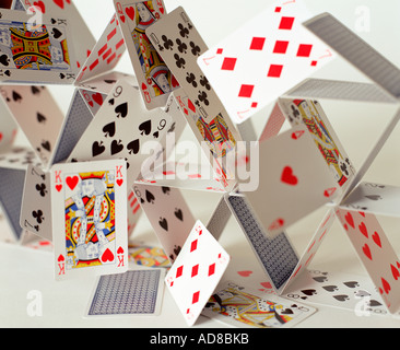 House Of Cards Stockfoto