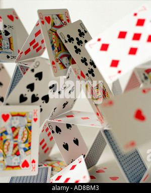 House Of Cards Stockfoto