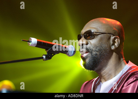 Isaac Hayes live am Opernhaus Stockfoto