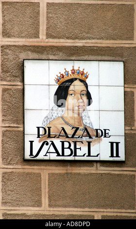 Plaza de Isabel II, Madrid Stockfoto