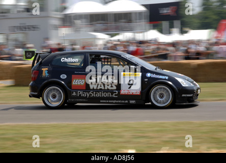 Honda Civic Type R Tourenwagen auf 2005 Goodwood Festival of speed Stockfoto