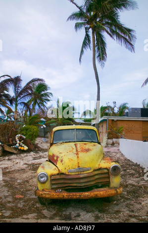Alten gelben Truck Key West Stockfoto
