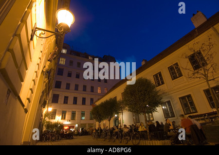 Wien, Spittelberg, Restaurant Amerlingbeisl Stockfoto