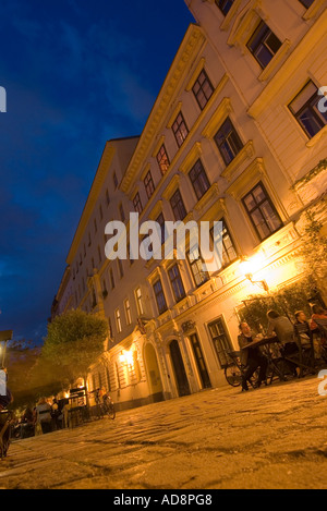 Wien, Spittelberg, Restaurant Amerlingbeisl Lux Stockfoto