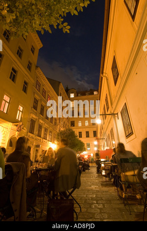 Wien, Spittelberg, Restaurant Amerlingbeisl Stockfoto