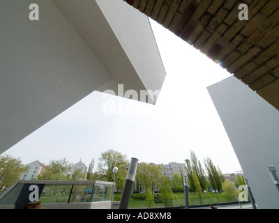 Zaha Hadid am Donaukanal Stockfoto