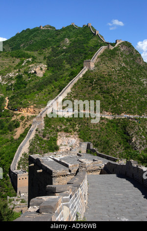 Die Great Wall Of China, Jinshanling-Abschnitt Stockfoto