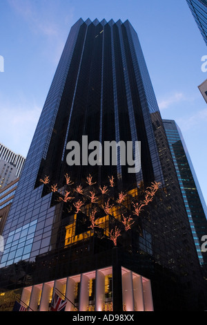 Fifth Avenue Detail des Trump Tower Manhattan New York City USA Stockfoto