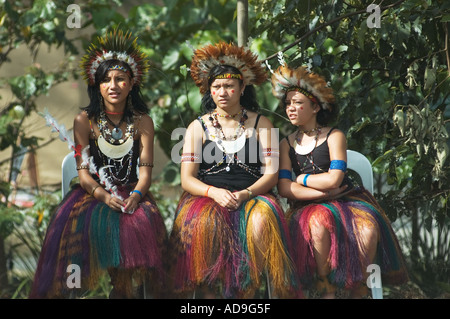 Port Moresby PNG Tanzgruppe beim ersten Personen-festival Stockfoto