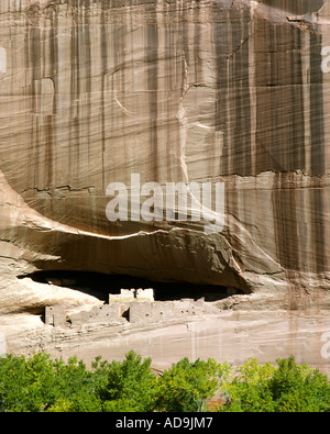 USA - ARIZONA: Weiße Haus Ruinen am Canyon de Chelly Stockfoto