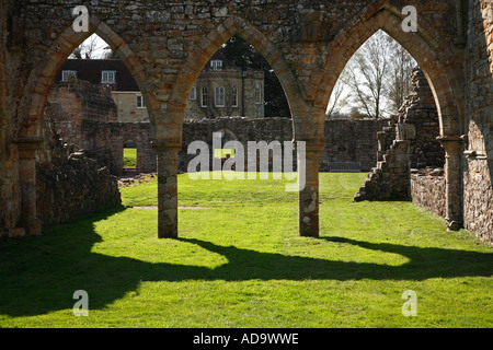 Bayham Abbey Ruinen Stockfoto