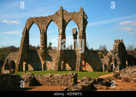 Bayham Abbey Ruinen Kent Weald Stockfoto