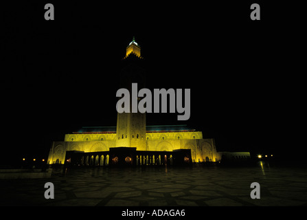 Hassan II Moschee Stockfoto