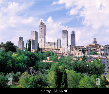 TUSCANY SAN GIMIGNANO ITALIEN Stockfoto