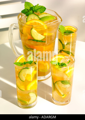 PIMMS SOMMER PUNCH Stockfoto