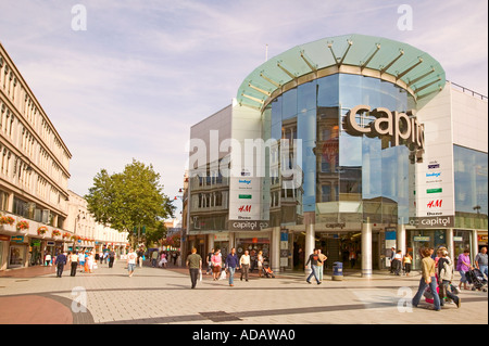 Capitol Einkaufszentrum Queen Street Cardiff Wales UK Stockfoto