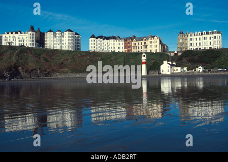 Port Erin Meer Strand Reflexionen Sommer Insel Man uk gb Stockfoto