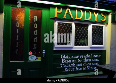 Paddys Bar Terryglass Irland Stockfoto