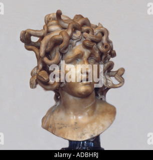 Rom Italien Capitoline Museum Büste von Medusa von Bernini Stockfoto