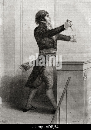 Jean-Lambert Tallien, 1767 - 1820. Französische Politiker Stockfoto