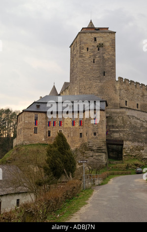 Mittelalterliche Burg Kost in Tschechien Stockfoto