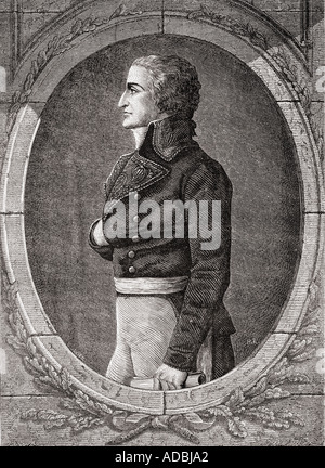 Jean-Jacques-Régis de Cambacérès, duc de Parme, 1753 - 1824. Französischen Adligen, Rechtsanwalt und Staatsmann während der Französischen Revolution und dem Ersten Reich. Stockfoto