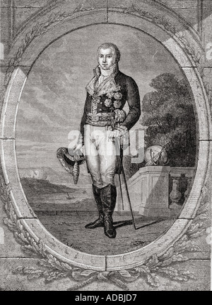 Manuel Godoy y Alvarez de Faria, Fürst des Friedens, 1769 - 1851. Erster Sekretär der spanischen Staat. Stockfoto