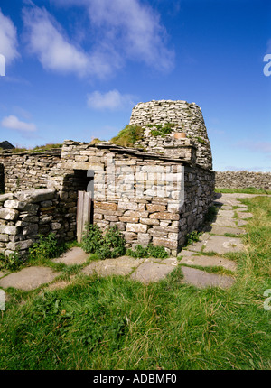 dh Kirbuster Bauernmuseum BIRSAY ORKNEY Schmiede und Brennofen Stockfoto