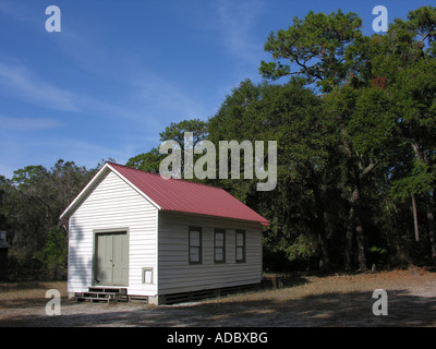 erste afrikanische Baptist Kirche Cumberland Island National Seashore Georgien Stockfoto