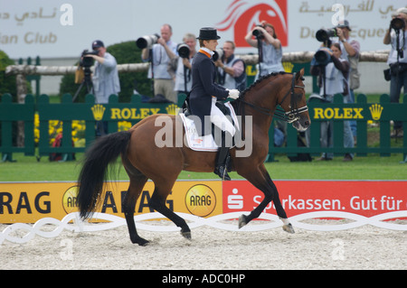 Edward Gal (NED) Reiten Group 4 Securicor Lingh - World Equestrian Games, Aachen - 23. August 2006, Dressur Grand Prix Stockfoto