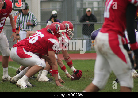 High School Fußball Stockfoto