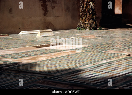 Die Saadian Gräber, Marrakesch, Marokko Stockfoto