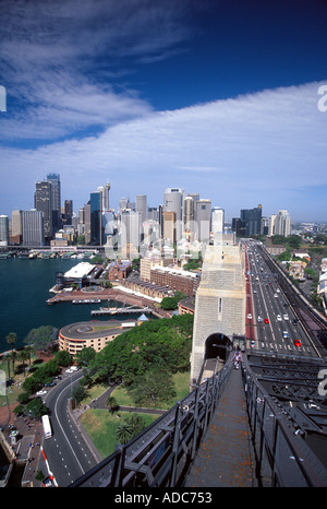 Brücke Kletterer Sydney Harbour Bridge Sydney Australien Stockfoto