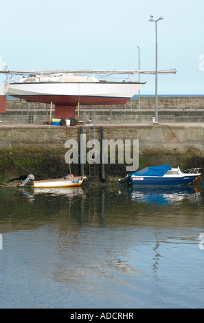 Boote im Hafen von St Monans, ein kleines Fischerdorf im Bereich "East Neuk" Kingdom of Fife in Schottland Stockfoto