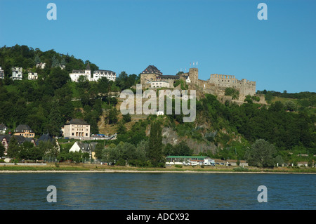 Burg Burg Rheinfels über St. Goar Rhein Tal Stockfoto