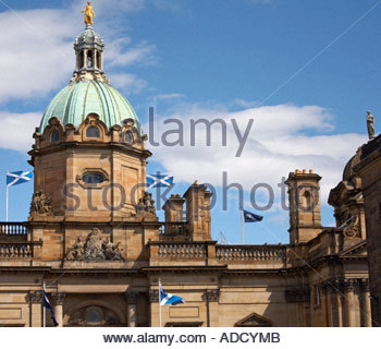 Halifax Zentrale der Bank of Scotland, der Hügel Edinburgh Schottland Stockfoto