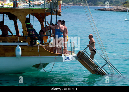 Urlaub-Bootsfahrt Stockfoto