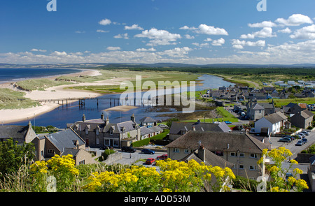 Der Fluss Lossie in Lossiemouth Morayshire, Schottland Stockfoto