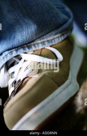 Eine Nahaufnahme von süß & Schuh Stockfoto