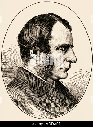 Charles Kingsley, 1819-1875. Kirche von England Priester, Professor an der Universität, Sozialreformer, Historiker und Schriftsteller. Stockfoto