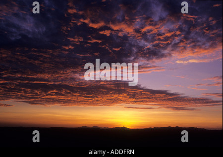 Tropischer Sonnenuntergang Himmel Santa Rosa Nationalpark Guanacaste Costa Rica Stockfoto